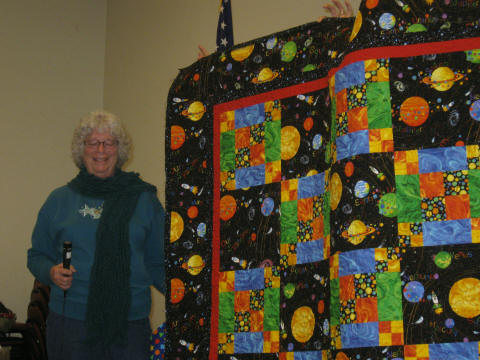Carolyn Meigs, Solar System quilt.